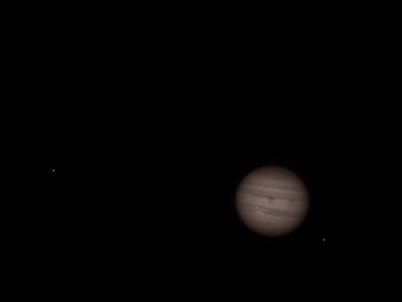 Hier mijn eerste Jupiter met de C8 van een poosje terug, GRS is al mooi te zien. processing AS2 en i