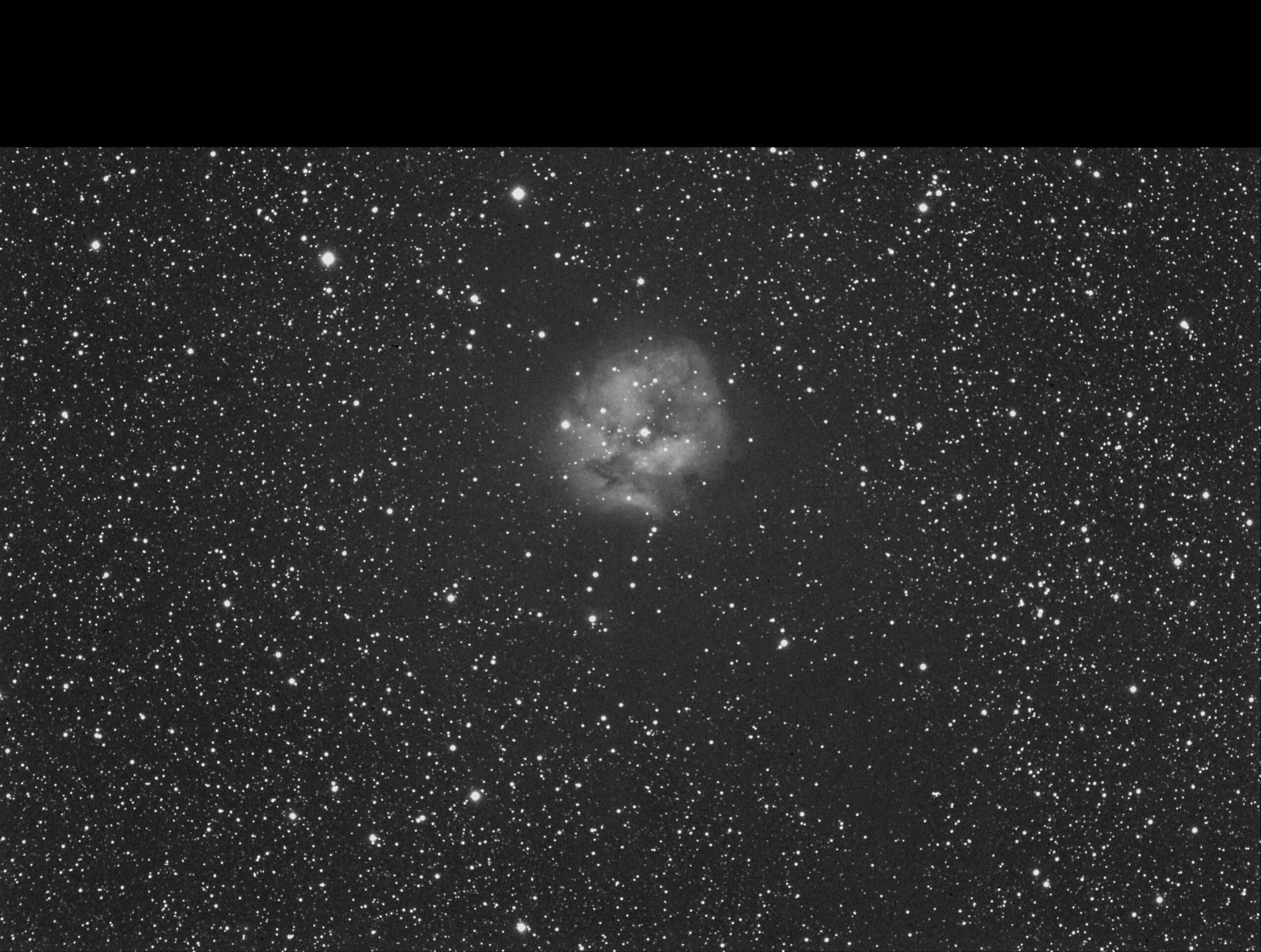 Dit is een Red Image van IC 5146 genomen afgelopen nacht van 2 juli 2014 als onderdeel van een RGB o