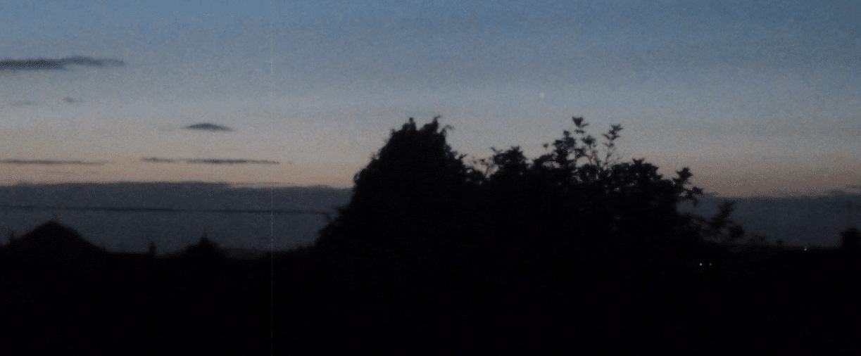 Hierbij nog een foto met mijn Panasonic genomen van Venus 4,30 uur 7-8-2014 in Bonnyrigg Scotland. V