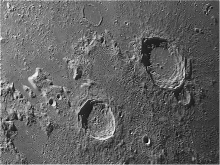 Dit is Euxodus en omgeving, je kunt zien dat de scherpte goed was. De 250mm Newton doet voor de C 11