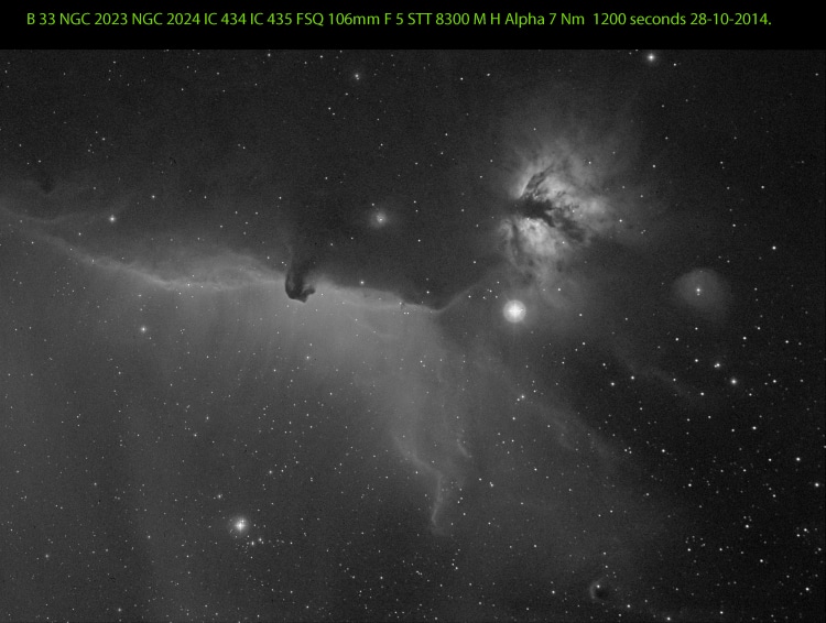 Afgelopen nacht kon het weer: de FSQ 106mm en de STT 8300 M, een serie mooie kleurenplaten gemaakt i
