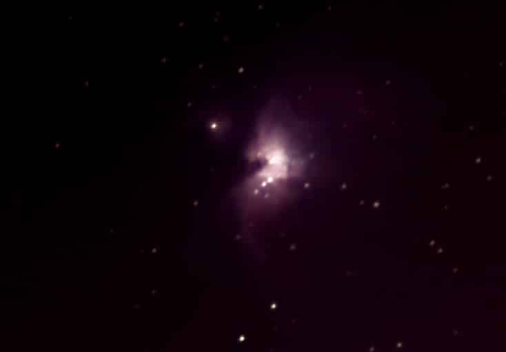 Vandaag ben ik bezig geweest met Deep Sky Stacker. t=30 s. ISO 800en F= 4 18 Lights/darks/Flats/Bias