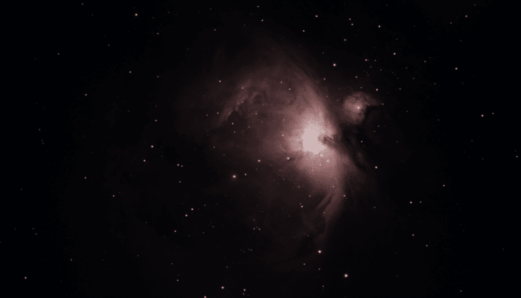 De Orion nevel gisterenavond (15/2) opgenomen met de TEC 140/980 van de sterrenwacht Copernicusn te