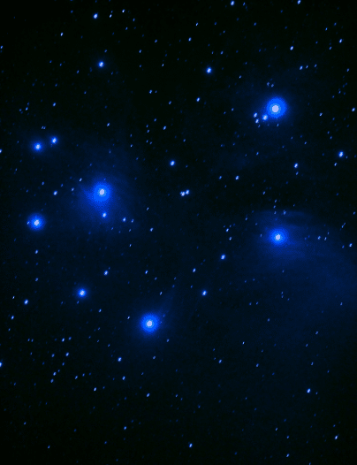 Het Zevengesternte van heden avond ca 22,34 uur TEC 140 op de sterrenwacht Copernicus te Overveen. E
