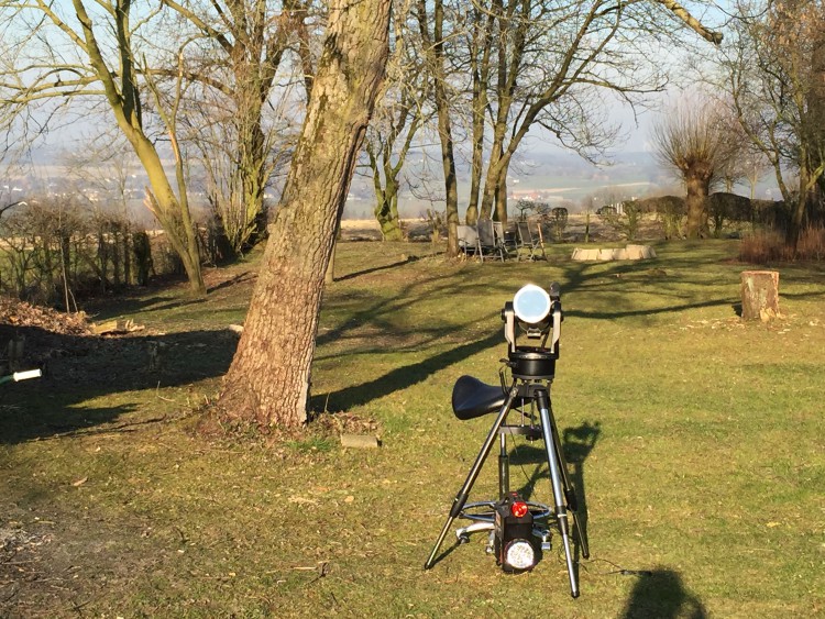 In voorbereiding op vrijdag (nu zonder bewolking) … image