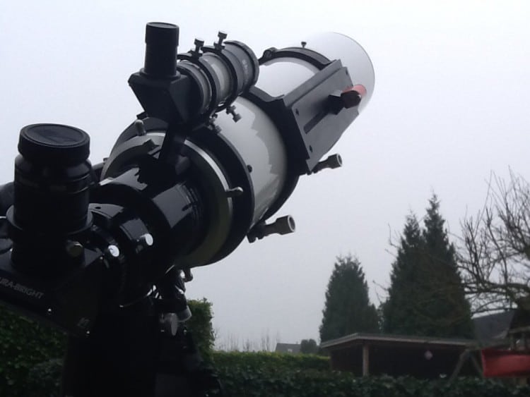 Teleurstellende eclips ervaring 2015. Ondanks het feit dat je de avond daarvoor enig vertrouwen had
