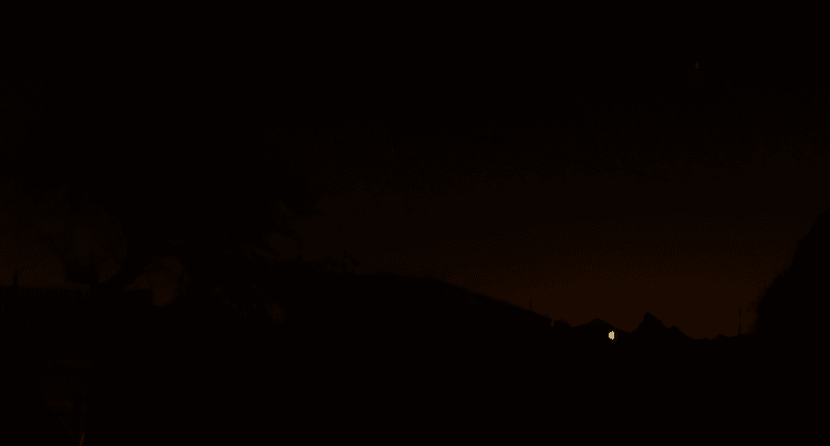 Nog een foto genomen 9/4 om 23,15 uur. Noorderlicht Bonny Rigg 9-4-2015 23,15 uur F3,3 t=8sec ISO 10