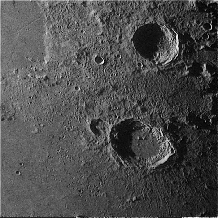 Ook deze mag er zijn, Euxodus met links bovenin Lacus Mortis. Bedankt voor het kijken. 214425 Euxodu