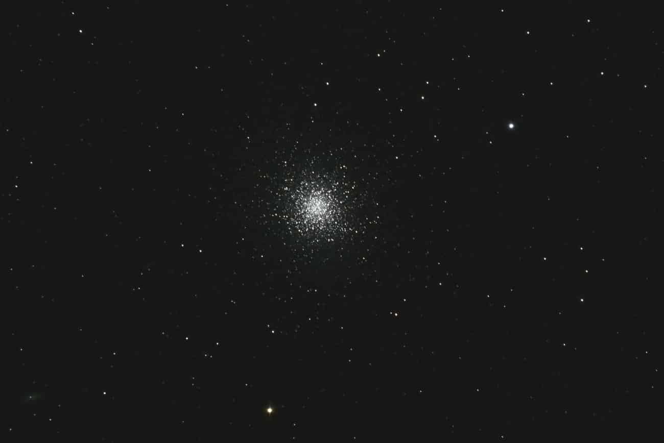 Het final image van M 13 van 7 juni 2015, Canon 7D MII ISO 3200, 50s, 15 frames gekalibreerd met 10