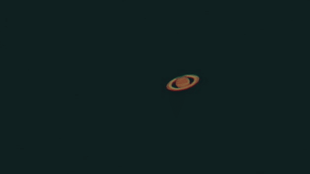 Nu 900 frames gestacked. De Cassini scheiding is nu te zien. Wel een beetje vaag, maar niet slecht v