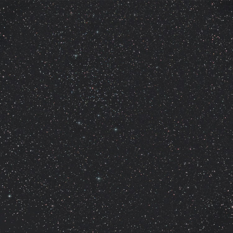 Bijna goed afgesteld de Boren Simon! Opname van NGC 6940 in de Vos en 6 minuten belicht. Ik zit nu d