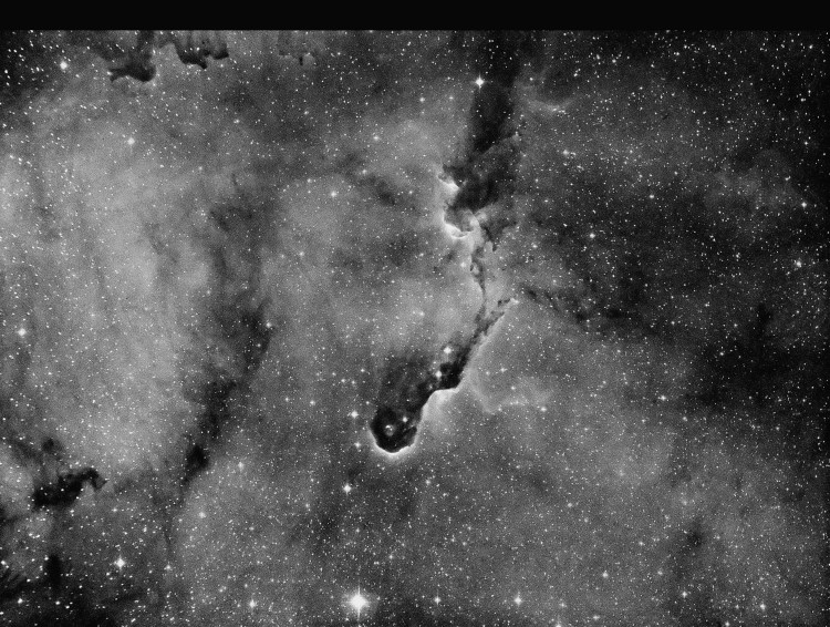 Als onderdeel van het toekomstige Hubble Palet deze opname van IC 1396 met de BS 250 F 2,8 en een ha