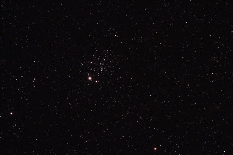 NGC457 Owl cluster Esprit 150/F7.0 – Canon60Da – LPsP2 filter-iso1000 Guiding met 80mm/f5 – AS