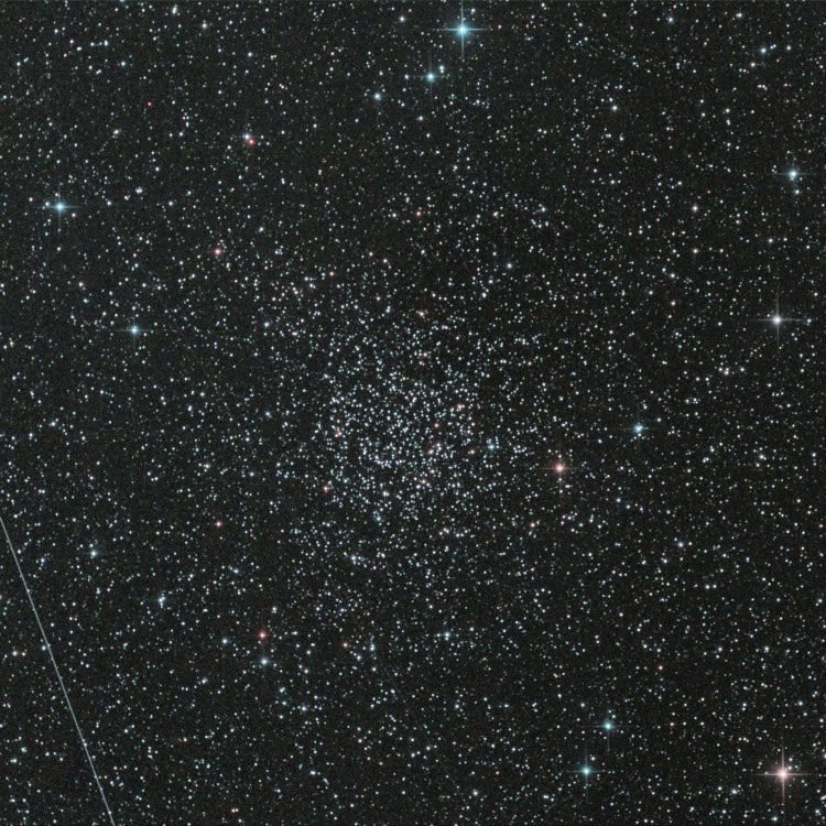 Voor het slapen gaan na 3 nachten noeste arbeid deze opname van NGC 7789 bewerkt, gemaakt door de Bo