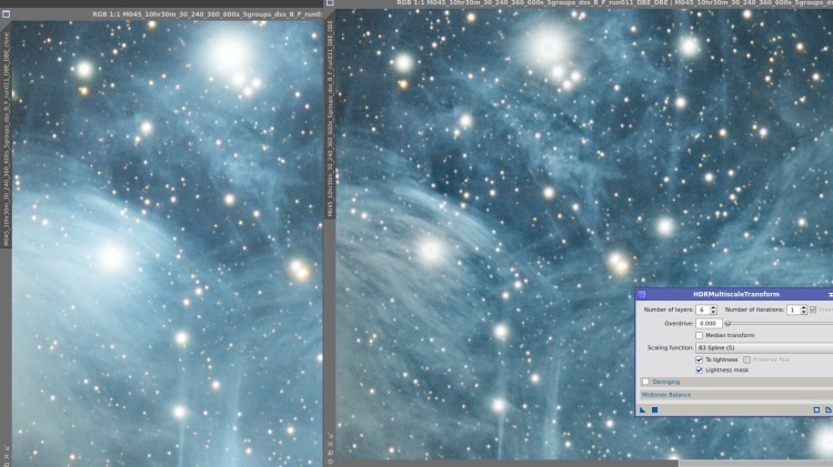 HDRMultiscaletransform, Ik ben klaar met de definitieve versie van project M45 en ga deze vanmiddag