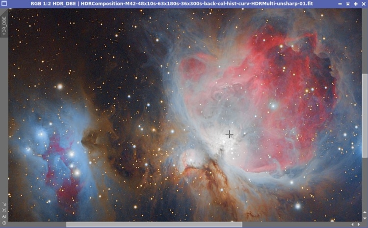 Even een “sneak preview” om te laten zien hoe de M42 HDR compositie uitpakt met de 10sec