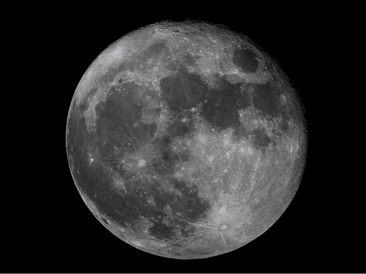 Deze test opname heb ik gisterenavond (26/11) genomen, ca 1 dag na volle Maan. Eindelijk was er geen