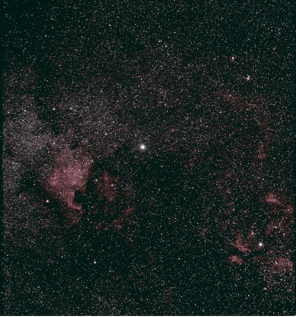 Ik heb je raad opgevolgd, bedankt Kees. Het plaatje is wel wat beter geworden Cygnus Sadr Deneb Nrd
