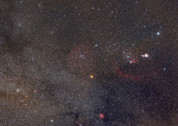 Ook in Portugal is het prut met de bewolking, maar gisterenavond zag ik wat heldere stukken opduiken