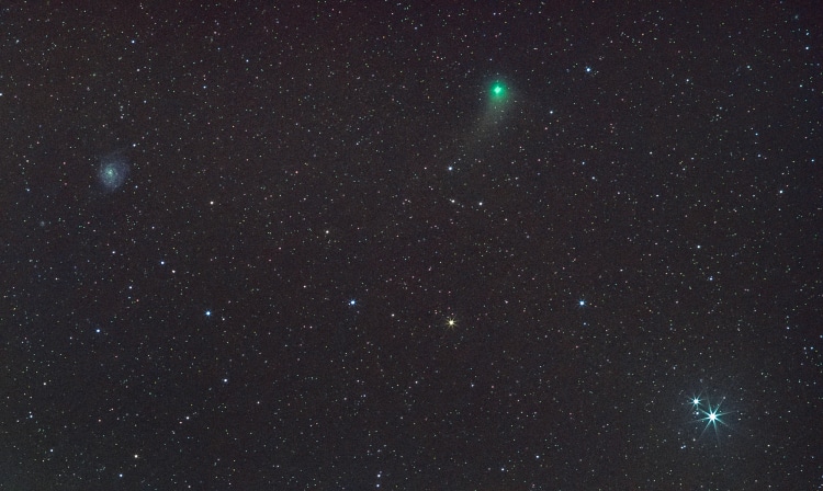 De aanhouder wint toch. Zondagavond tussen tien en elf 20x90sec. Gestackt in DSS, bewerkt in Fitswor
