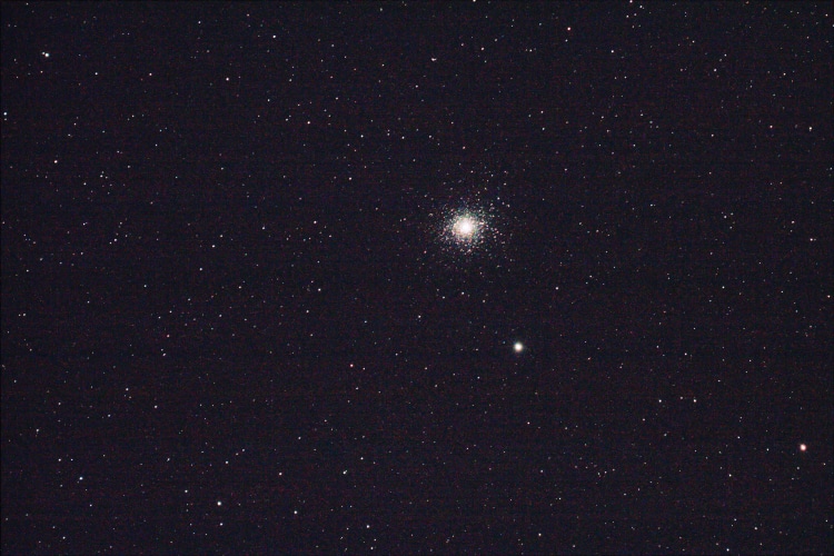 20160216 – 030305UT M5: Bolvormige sterrenhoop in Serpens op een afstand van 24.000 lichtjaar. Met