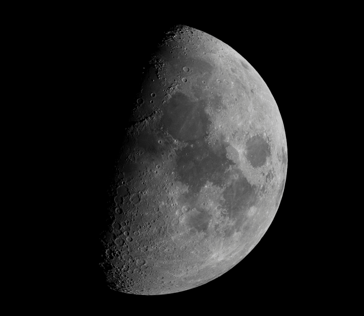 Nog een foto zonder barlow Maan 16-3-2016 t=1-1600 ISO 1600 36 fr
