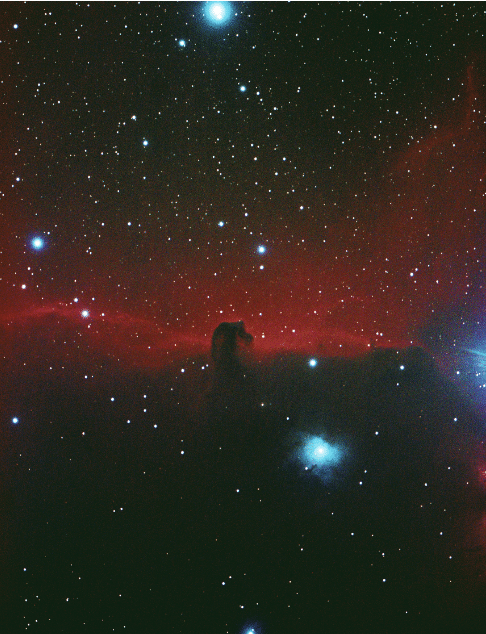 De laatste van de Paardenkopnevel Paardekop LPF TEC 16-2-2015 23,00 uur ISO 1600 t=4 min tot=64 min
