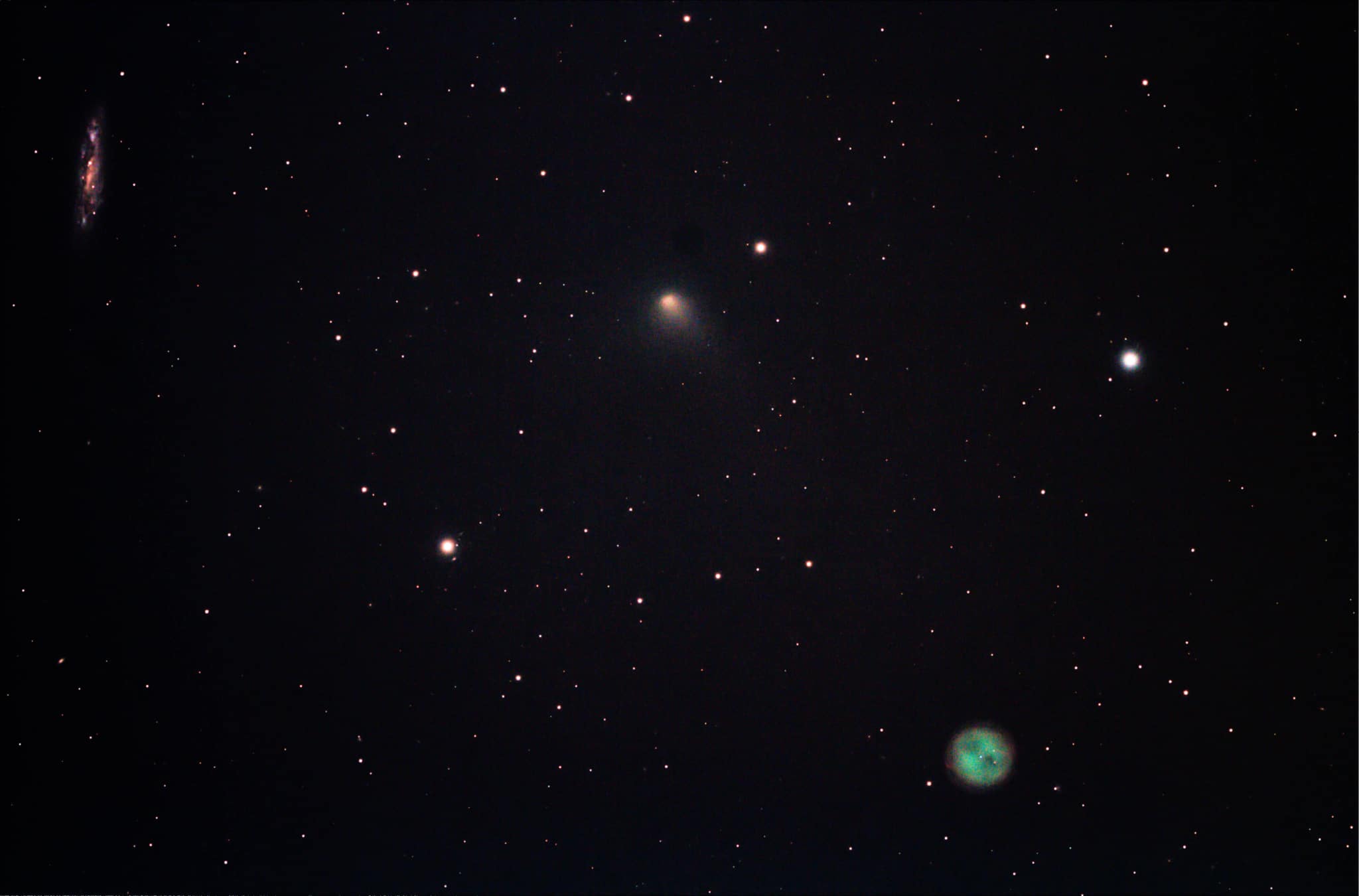 20160419-20h34m02s Hierbij mijn opname van C/2014 S2 “Panstarrs”, M97 en M108 Foto 1 is