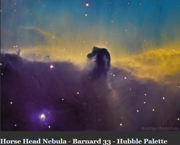 Tja hoe moeten we het Hubble Palette beschouwen. Horse nebula hubble palette