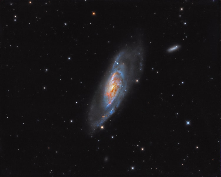 M106 vanuit waarloos, +- 22 uur RGB data, 15 minuten subs + 12 uur Ha 30 minuten subs – GSO RC