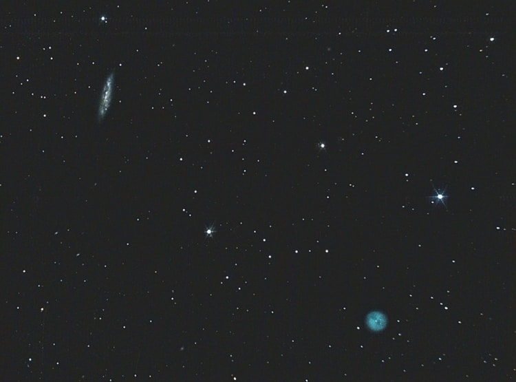 Hier alvast een plaatje van M108 + M97 van een hele tijd terug. 94x30sec op ISO3200 met de 6″