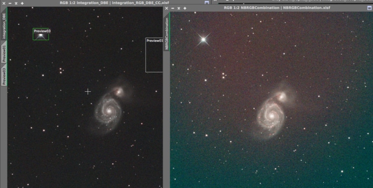 Mm, probleempje met mijn M51 processing, misschien kunnen jullie je licht er eens over schijnen. Ik