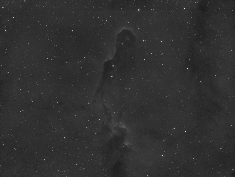 Olifantesleurfje-nevel in Ha (6x 900 sec. geschoten gisteravond voordat de sluiernevel de boel hier 
