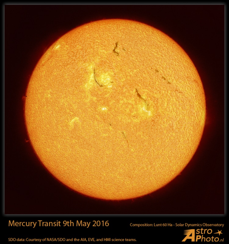 Al meer dan een maand geleden konden we genieten van de Mercurius overgang over de zon. Gisteren kee