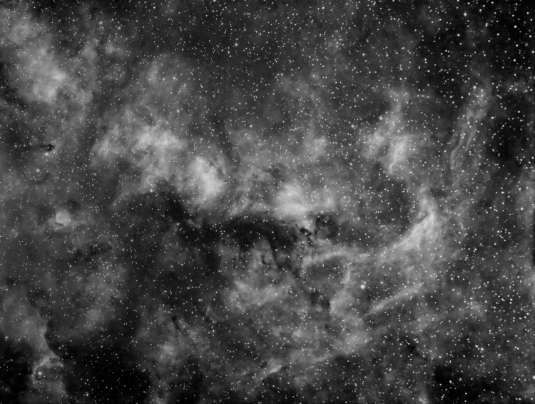 Een opname van NGC 6914 en omgeving, dezelfde opname gegevens als bij IC 1318b Mooie van een F 3,6 s