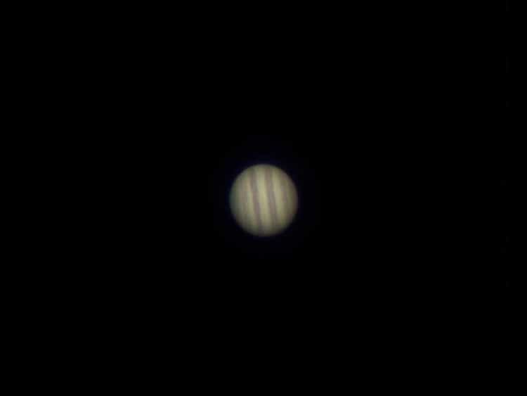 Avond met redelijke seeing. Helaas sluierbewolking die vooral rond 01:00 uur bij Saturnus erg storen