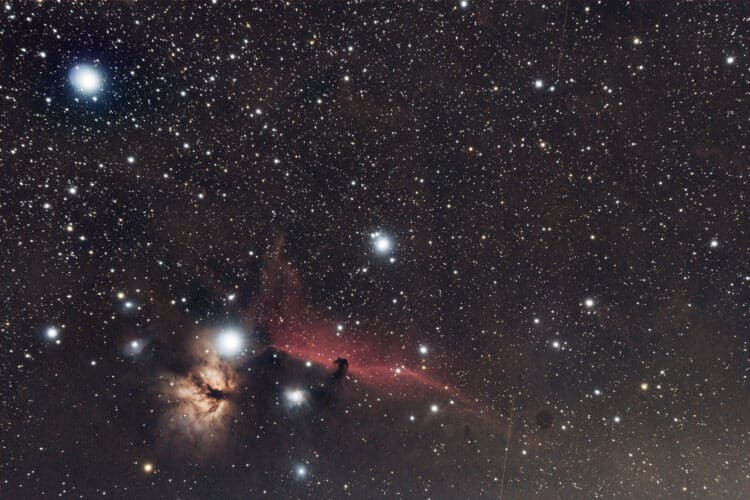 20161128-29/IC434 -B33 “Horsehead Nebula” Opname van deze nevel bij -7°C in nacht van 2