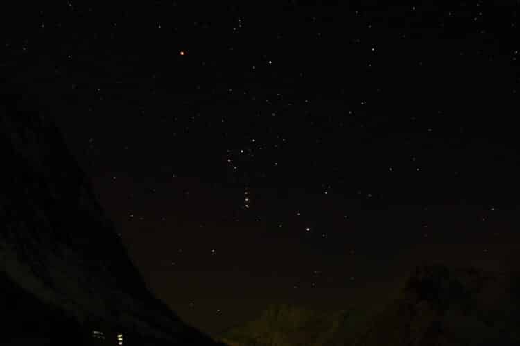 Ik kon het toch niet nalaten op de zelfde lokatie een sfeerplaatje van OrionIMG_7056-Orion