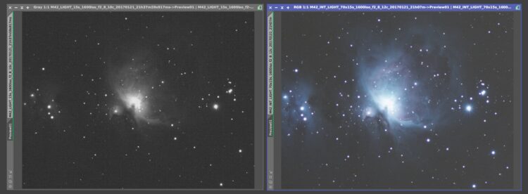 Je vangt niet meer photonen (in die zin maakt het niets uit), je introduceert wel degelijk extra rui