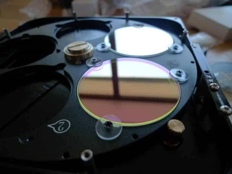 Ik heb op CN in CCD imaging een post gemaakt over het monteren van de 50 mm unmounted filters in het