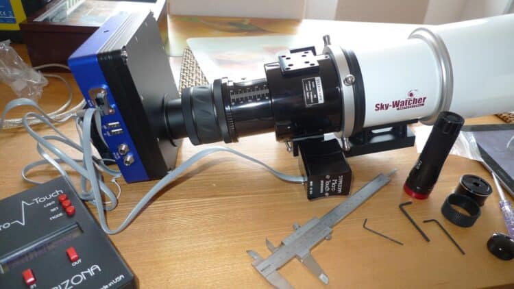 Dit is het vervolg van het Selecteren van een CCD/CMOS camera voor kleine APO draadje. Daarin staat