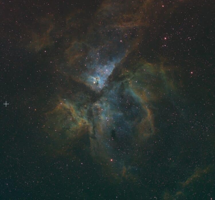 Eta Carinae, van vorig jaar nu in een Hubble palet.EtaCarina_SHO