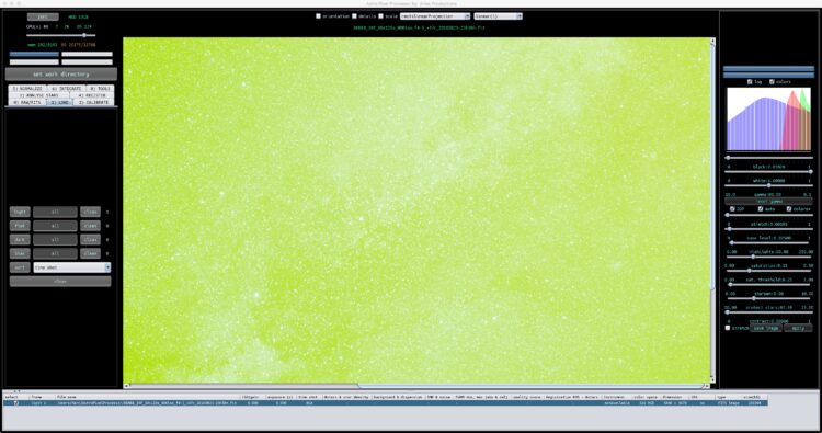 Hey Mabula, is it possible after stacking to unlink the RGB channels (in the viewer/viewport) in pre