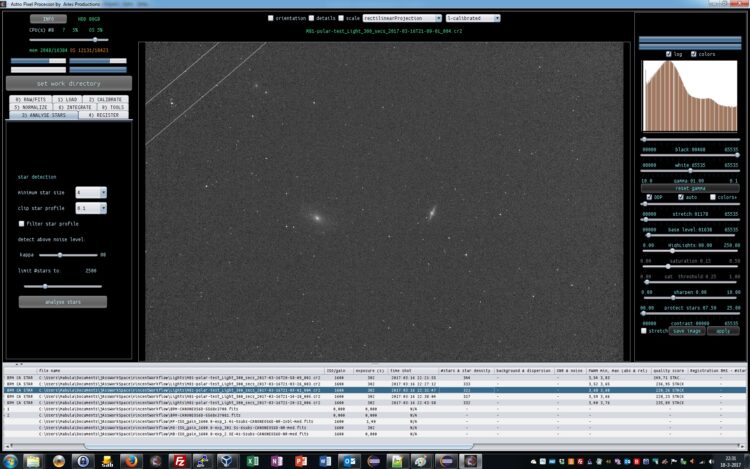 Thank you Vincent, you’re welcome ;-) Let me proceed with your calirbated frames. 3) ANALYSE S