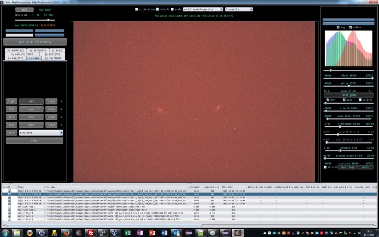 Now we have all master calibration files properly created for our light frames. We have a Bad Pixel 