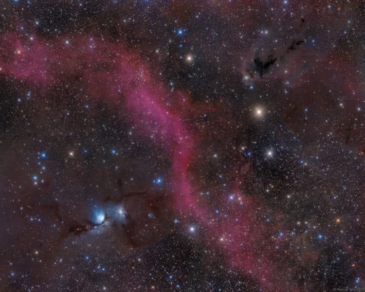 And here’s the post-processed (in Photoshop CC) result. 1h35 minutes of exposure time for the 