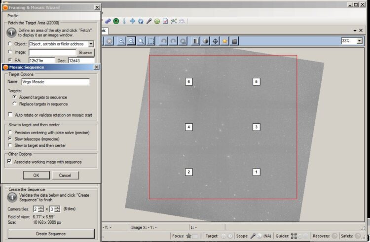 Het gebruik van de Framing & Mosaic Wizard in Sequence Generator pro voor het maken van dit moza