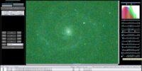Astro Pixel Processor uncalibrated light frame