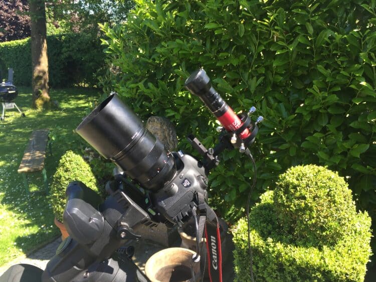 Klopt, ik heb vannacht afgewisseld tussen auto en 2,5s exposures. De afbeeldingmaatstaf van de Zeiss