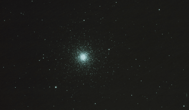 The cluster M3 in Canes Venatice. This cluster is approximately 34,000 light years away and has a